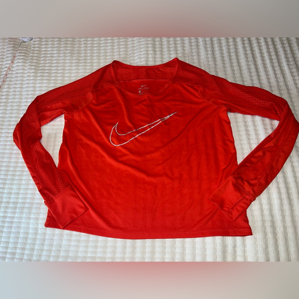 Nike Red Long Sleeve Shirt